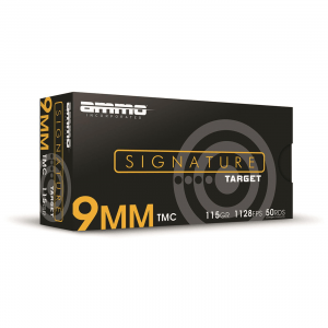 Ammo Inc. Signature 9mm TMC 115 Grain 50 Rounds