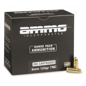 Ammo Inc. Signature 9mm TMC 124 Grain 200 Rounds