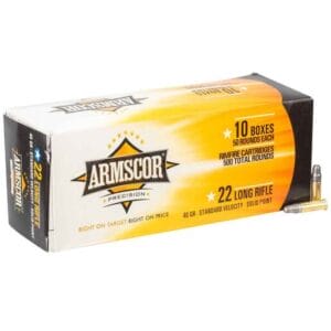 Armscor 22 Long Rifle 40gr SVSP Rimfire - 50 Rounds