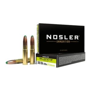 Ballistic Tip Suppressor Ready 300 Aac Blackout Ammo - 300 Aac Blackout 220gr Ballistic Tip Round Nose 20/Box