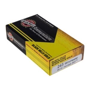 Black Hills Gold Ammo 243 Winchester 95gr Sst - 243 Winchester 95gr Sst 100/Case