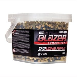 Blazer 22 Long Rifle Hollow Point Ammo - 22 Long Rifle 38gr Hollow Point 1,500/Bucket