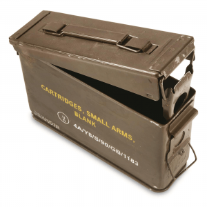 British Military Surplus H84MK1 7.62 Blank Cartridge Ammo Can Like New