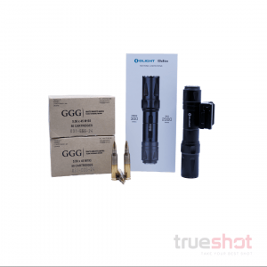 Bundle Deal : Buy an Olight Odin Rifle Flashlight and Get 200 Rounds of GGG 5.56