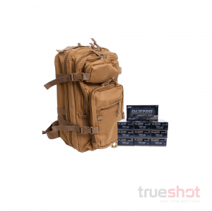 Bundle Deal: Tan Glock Backpack and 500 Rounds of CCI Blazer 9mm