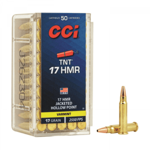 CCI .17 HMR TNT JHP 17 Grain 50 Rounds