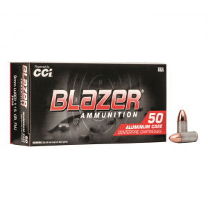 CCI Blazer Aluminum Case 9mm FMJ 115 Grain 50 Rounds