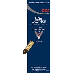 Cb Long Ammo 22 Cb Long 29gr Lead Round Nose - 22 Cb Long 29gr Lead Round Nose 100/Box