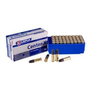 Center-X Ammo 22 Long Rifle 40gr Lead Round Nose - 22 Long Rifle 40gr Lead Round Nose 50/Box