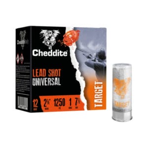 Cheddite Lead Shot Universal Target Shotgun Shells - 12 Gauge - #7.5 Shot - 2.75'' - 25 Rounds