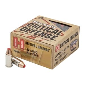 Critical Defense 32 Auto Ammo - 32 Auto 60gr Ftx 25/Box