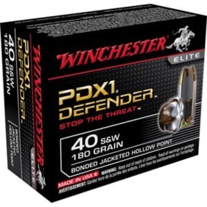 Defender 40 S&W Handgun Ammo - 40 S&W 180gr Bonded Jacketed Hollow Point 20/Box