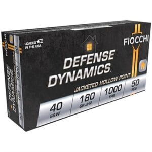 Efense Dynamics 40 S&W Handgun Ammo - Defense Dynamics 40 S&W 180gr Jhp 50/Box