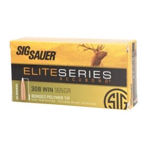 Elite Hunter 308 Winchester Ammo - 308 Winchester 165gr Accubond Polymer Tip 20/Box