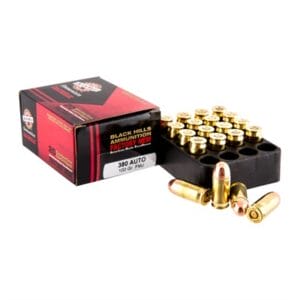 Factory New 380 Auto Handgun Ammo - 380 Auto 100gr Fmj 20/Box