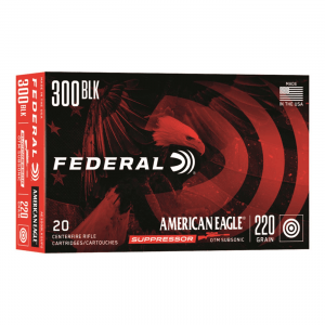 Federal American Eagle .300 AAC Blackout OTM 220 Grain 20 Rounds