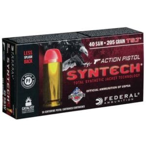 Federal American Eagle 40 S&W 210gr Syntech Jacket FN Handgun Ammo - 50 Rounds