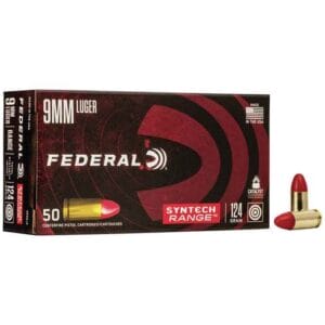 Federal American Eagle 9mm Luger 124gr SJRS Handgun Ammo - 50 Rounds