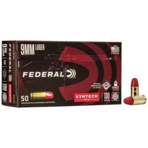 Federal American Eagle 9mm Luger 130gr SJFN Handgun Ammo - 50 Rounds