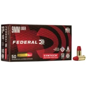 Federal American Eagle 9mm Luger 150gr SJFN Handgun Ammo - 50 Rounds