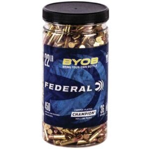 Federal BYOB 22 Long Rifle 36gr CPHP Rimfire Rifle Ammo - 450 Rounds