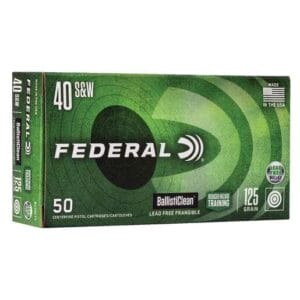 Federal Law Enforcement 40 S&W 125gr LFF Handgun Ammo - 50 Rounds