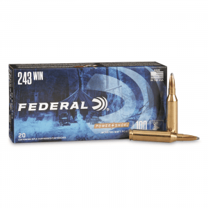 Federal Power-Shok .243 Winchester SP 100 Grain 20 Rounds