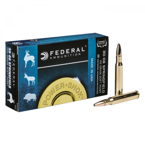 Federal Power-Shok .30-06 Springfield SP 150 Grain 20 Rounds