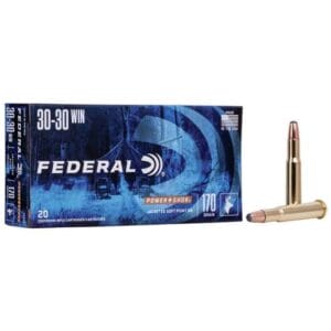 Federal Power-Shok 30-30 Winchester 170gr SP Rifle Ammo - 20 Rounds