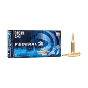 Federal Power Shok Copper .243 Winchester 85 Grain Centerfire Rifle Ammo