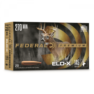 Federal Premium .270 Winchester ELD-X 145 Grain 20 Rounds