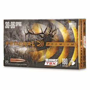 Federal Premium Barnes TSX .30-06 Springfield Triple-Shock X HP 180 Grain 20 Rounds