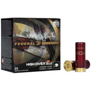 Federal Premium High Over All 20 Gauge 2-3/4in #7.5 7/8oz Target Shotshells - 25 Rounds - #7.5