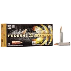 Federal Premium V Shok 223 Remington 55gr Nosler Ballistic Tip Rifle Ammo - 20 Rounds