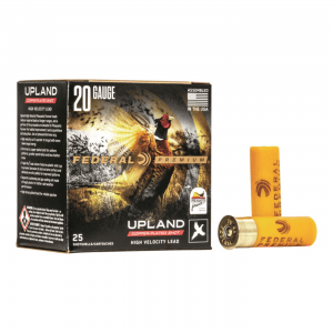 Federal Premium Wing-Shok Upland Loads 20 Gauge 2 3/4 inch 1 oz. 25 Rounds