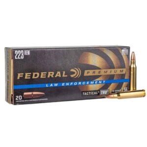 Federal Tactical Tru 223 Remington 55gr SP Centerfire Rifle Ammo - 25 Rounds