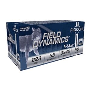 Feild Dynamics 223 Remington Ammo - 223 Remington 55gr V-Max Polymer Boat Tail 50/Box