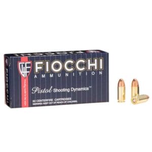 Fiocchi Defense Dynamics 380 Auto (ACP) 90gr JHP Handgun Ammo - 50 Rounds