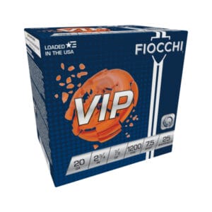 Fiocchi Exacta VIP Target Shotshells - 20 Gauge - #7.5 Shot - 2.75'' - 25 Rounds