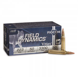 Fiocchi Extrema .223 Remington V-MAX 50 Grain 50 Rounds