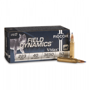 Fiocchi Extrema .223 Remington V-Max 40 Grain 50 Rounds