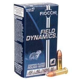 Fiocchi Field Dynamics 22 Long Rifle 40gr CPSP Rimfire Ammo - 50 Rounds