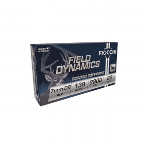 Fiocchi Field Dynamics 7mm-08 Remington PSP 139 Grain 20 Rounds