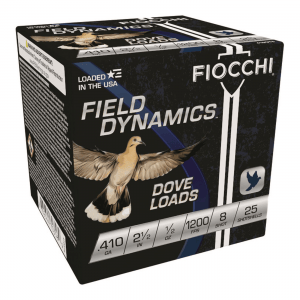 Fiocchi Field Dynamics Dove Loads .410 Bore 2 1/2 inch 1/2 oz. 250 Rounds