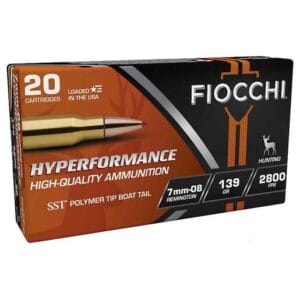 Fiocchi Hyperformance 7mm-08 Remington 139gr SST Rifle Ammo - 20 Rounds