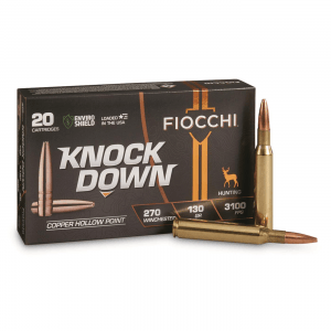 Fiocchi KnockDown .270 Winchester CHP 130 Grain 20 Rounds