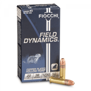 Fiocchi Performance Shooting Dynamics .22 LR CPHP 38 Grain 50 Rounds