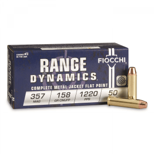 Fiocchi Range Dynamics .357 Magnum CMJFP 158 Grain 50 Rounds