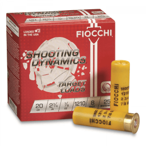 Fiocchi Shooting Dynamics 20 Gauge Target Loads 2 3/4 inch 7/8 oz. 250 Rounds