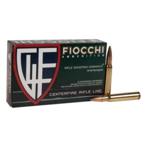 Fiocchi Training Dynamics 30-06 Springfield 150gr FMJ BT Rifle Ammo - 20 Rounds